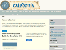 Tablet Screenshot of caledonia.net