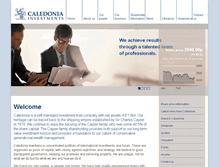 Tablet Screenshot of caledonia.com